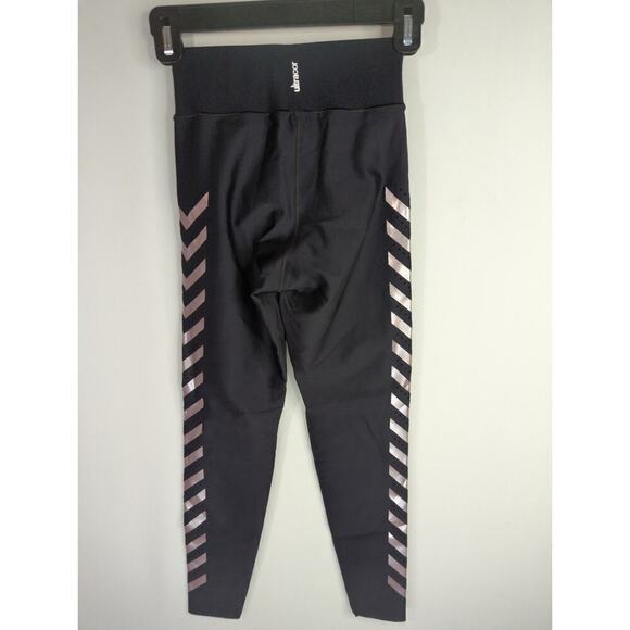 Ultracor Ultra Chevron Pixelate Leggings Black Mid Rise Athleisure Sports Size S - Picture 8 of 10